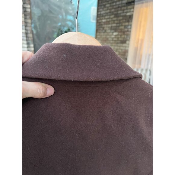 Jack by BB Dakota | Double Breasted Peacoat in Brown | L (fits like M) - Picture 8 of 10